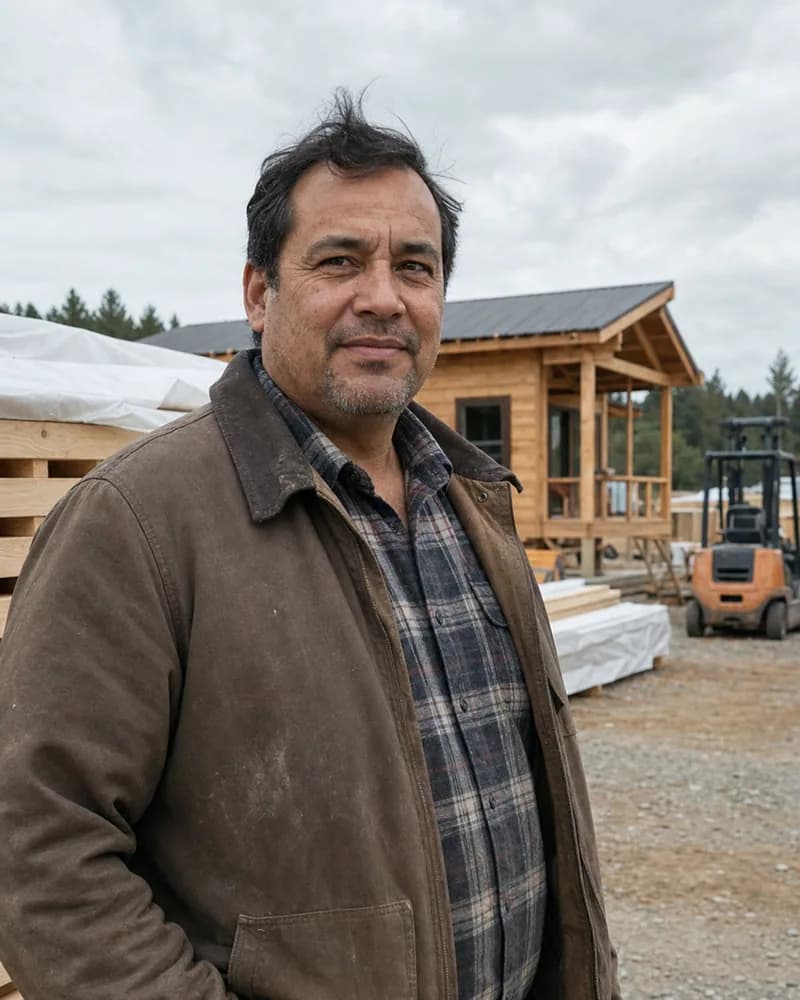 Tomás Rivera, general manager at Alder Creek Cabins