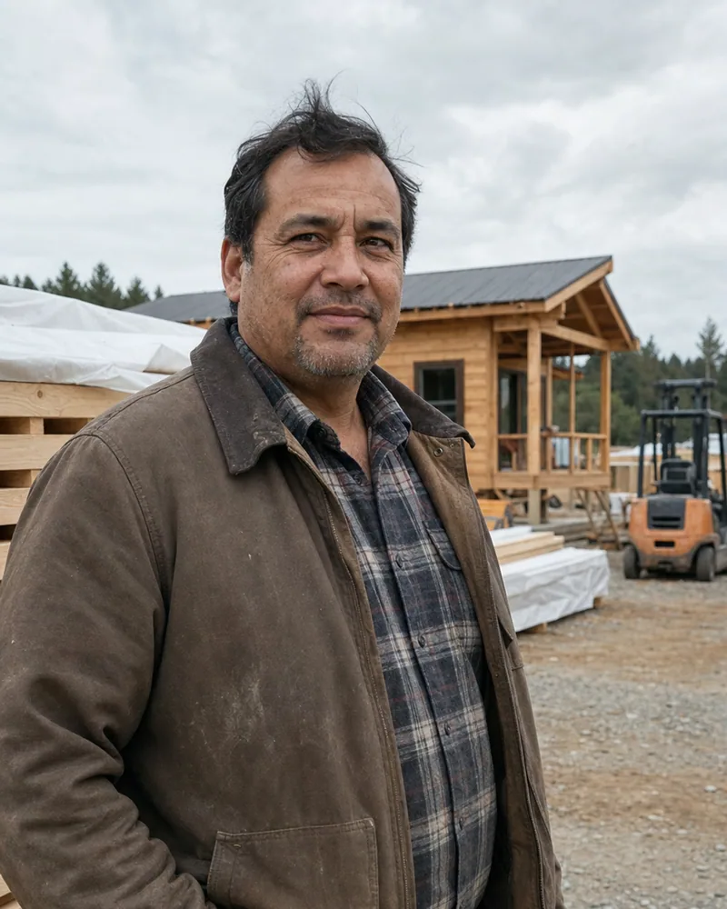 Tomás Rivera, general manager at Alder Creek Cabins