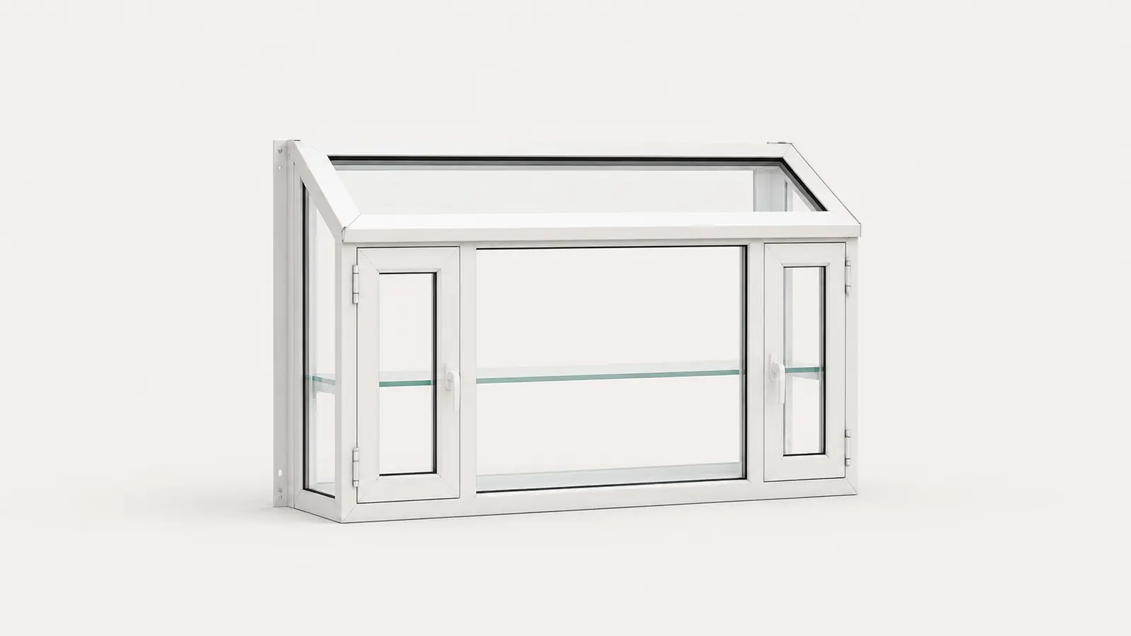 Projecting garden window configured in a browser embed, with its width and quote status beside it.